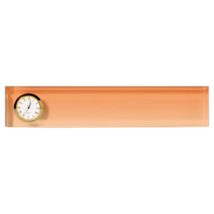Orange Ombre Nameplate