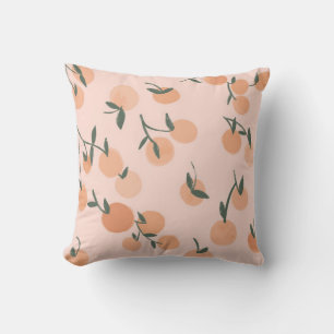 Orange or cherry pattern illustration by freehand cushion