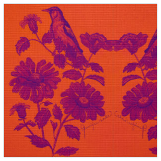 Orange Oriole Fabric