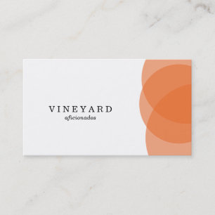 Orange Overlap Business Card
