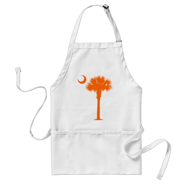 Orange Palmetto Standard Apron (Front)