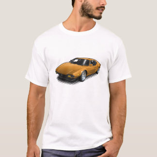 Orange Pantera on White T-Shirt