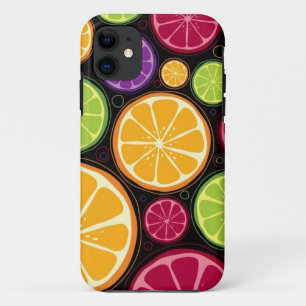 Orange pattern and background iPhone 11 case