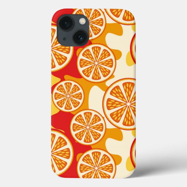 Orange pattern Case-Mate iPhone case (Back)