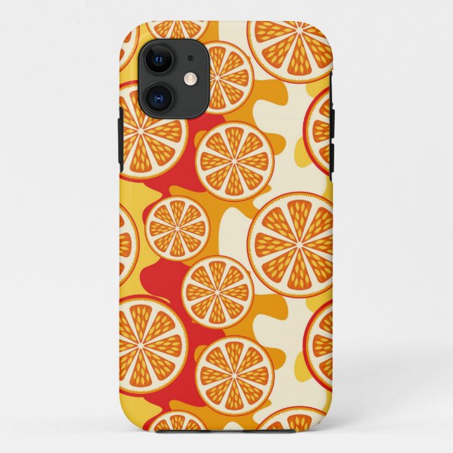 Orange pattern Case-Mate iPhone case (Back)