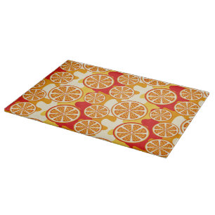 Orange pattern cutting board