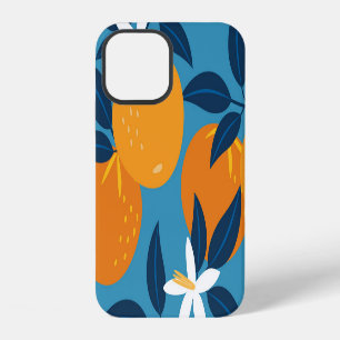 Orange pattern: vintage seamless texture iPhone 12 case