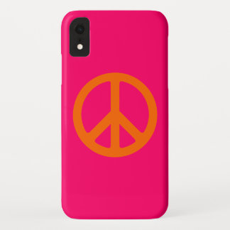 Orange Peace Sign Case-Mate iPhone Case