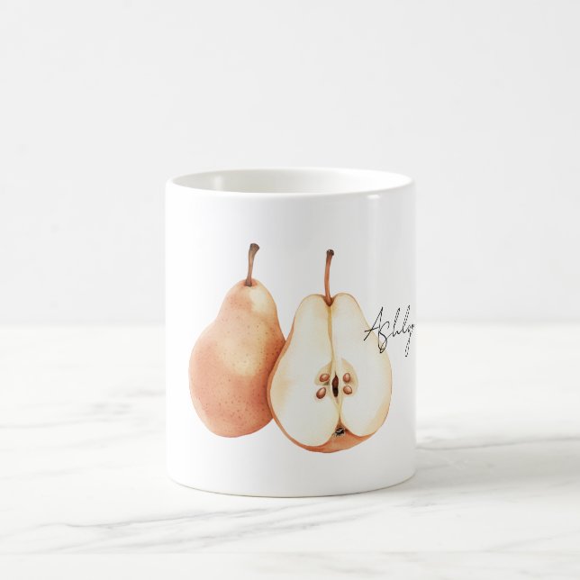 Orange Pear Coffee Mug (Center)