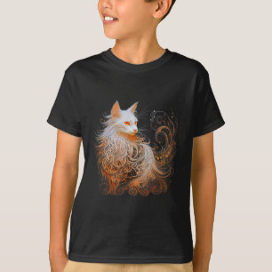 Orange Persians Cat Long Hair Cute Kitten Lover Me T-Shirt