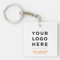 Orange Personalised Logo and Text Clear