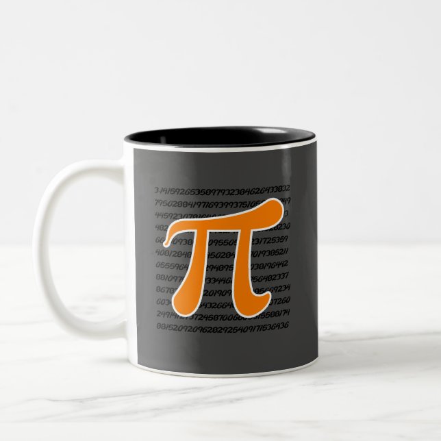 Orange Pi Symbol Two-Tone Coffee Mug (Left)