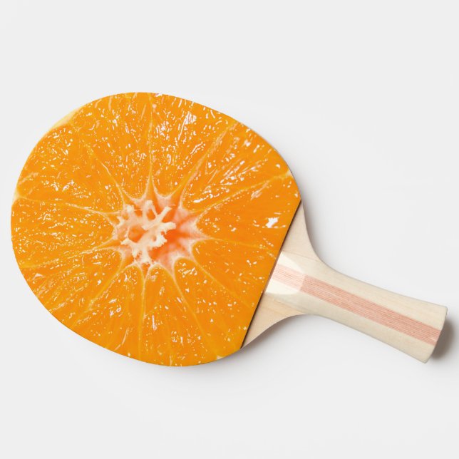 orange ping pong paddle (Side)