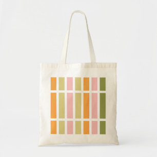 Orange Pink Green Tan Hues Tote Bag