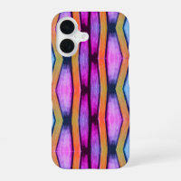 Orange, pink, purple and blue Chevron