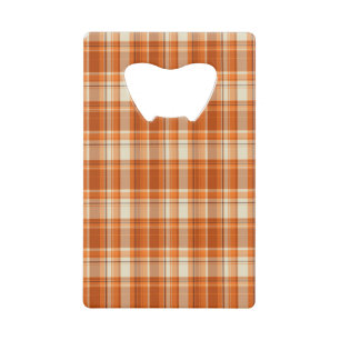 Orange plaid