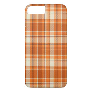 Orange plaid Case-Mate iPhone case