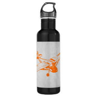 Orange Plane 710 Ml Water Bottle