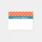 Orange Polka Dots with Blue Stripe