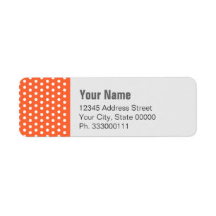Orange Polkadot
