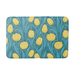 Orange Poppies Bath Mat