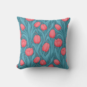 Orange Poppies Cushion