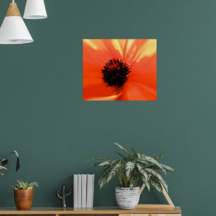 Orange poppy - Customised - Soft Poster