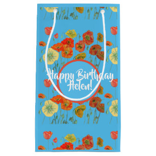 Orange Poppy Poppies Iceland Floral Gift Bag