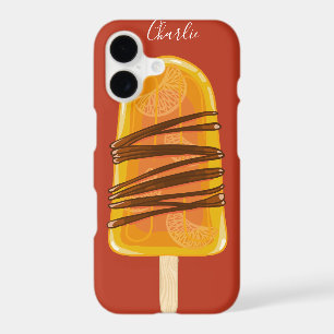 Orange Popsicle custom name phone cases