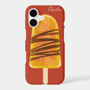 Orange Popsicle custom name phone cases