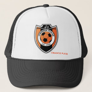 ORANGE PULSE TRUCKER HAT