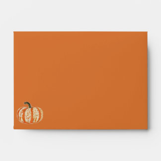 Orange pumpkin Halloween custom envelopes