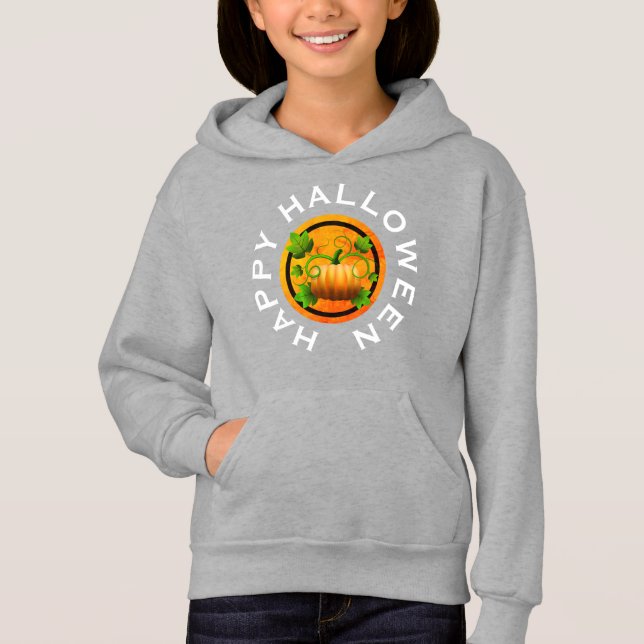 Orange Pumpkin Halloween Shirt (Front)