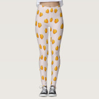 Orange pumpkin head pattern