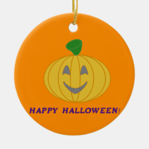 Orange Pumpkin Ornament