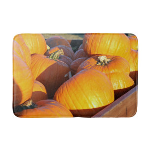 Orange Pumpkins Trailer Bath Mat