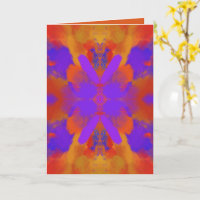 Orange Purple And Red Abstract Graphic Art Design