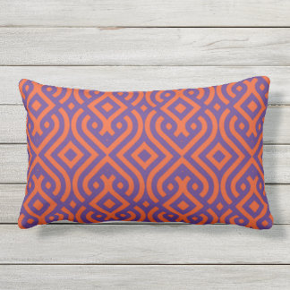 Orange & Purple Design Outdoor Cushion