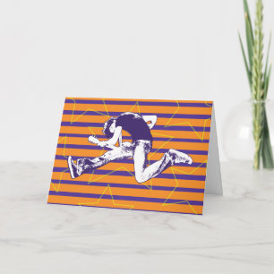 Orange Purple Superstar Card