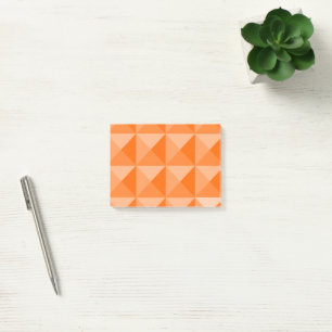 Orange Pyramids Post-it Notes