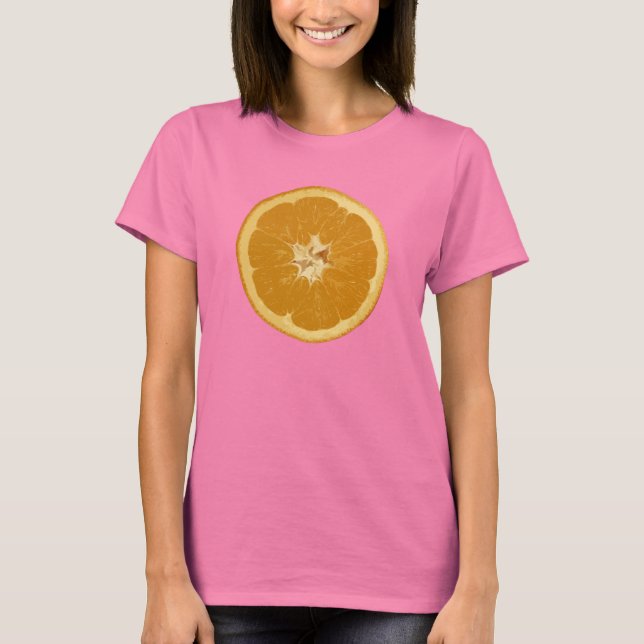 orange. realistic. T-Shirt (Front)