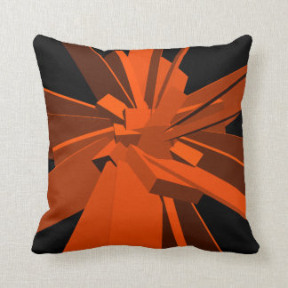 Orange Rectangles Cushion