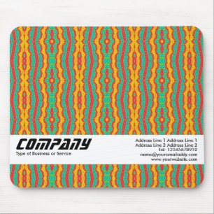 Orange Red and Green, Business Mouse Pad