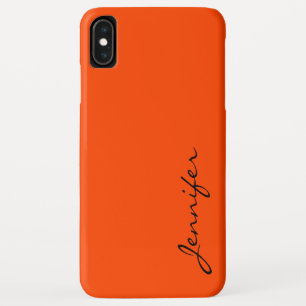 Orange-red colour background Case-Mate iPhone case