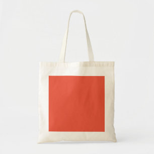 Orange Red #EC553E, Pale Copper Tote Bag
