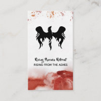 *~*  Orange Red Feathers Black Phoenix Flame