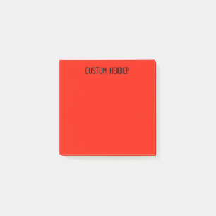 Orange/Red Post-it Notes