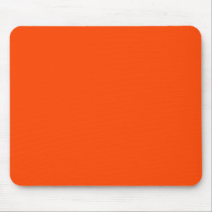 Orange Red Solid Colour Background Blank Mouse Pad