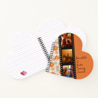 Orange Retro Daisy 3 Photo Horse Collage Name