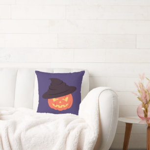 Orange Retro Pumpkin Cushion
